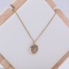 9kt Gold Fingerprint Engraved Pendant