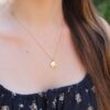 9kt Gold Fingerprint Engraved Pendant